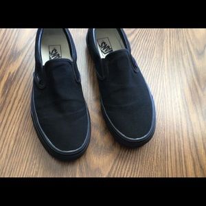 Vans canvas slip on tennis